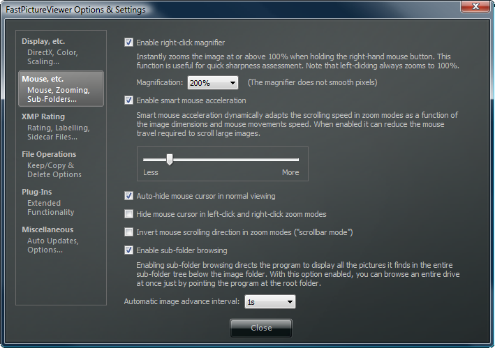 Options Dialog 2